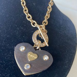#bebe heart necklace